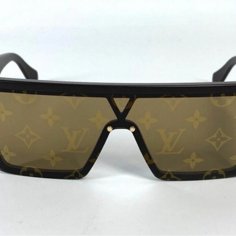 Louis Vuitton Monogram Black and Gold Sunglasses